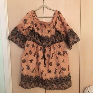 Lane Bryant off the shoulder dress